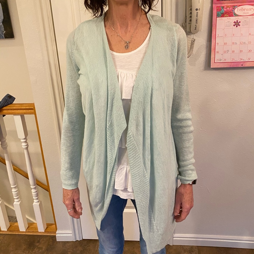 Van Heusen cardigan mint green
